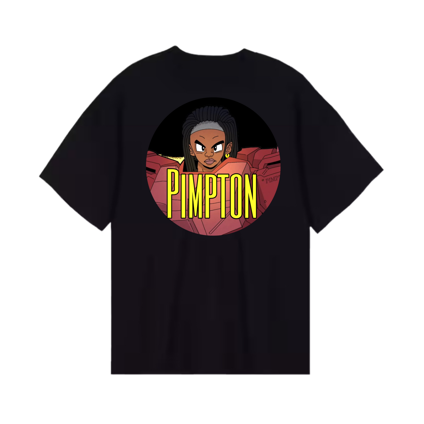 Pimpton Gundam T-Shirt - Black