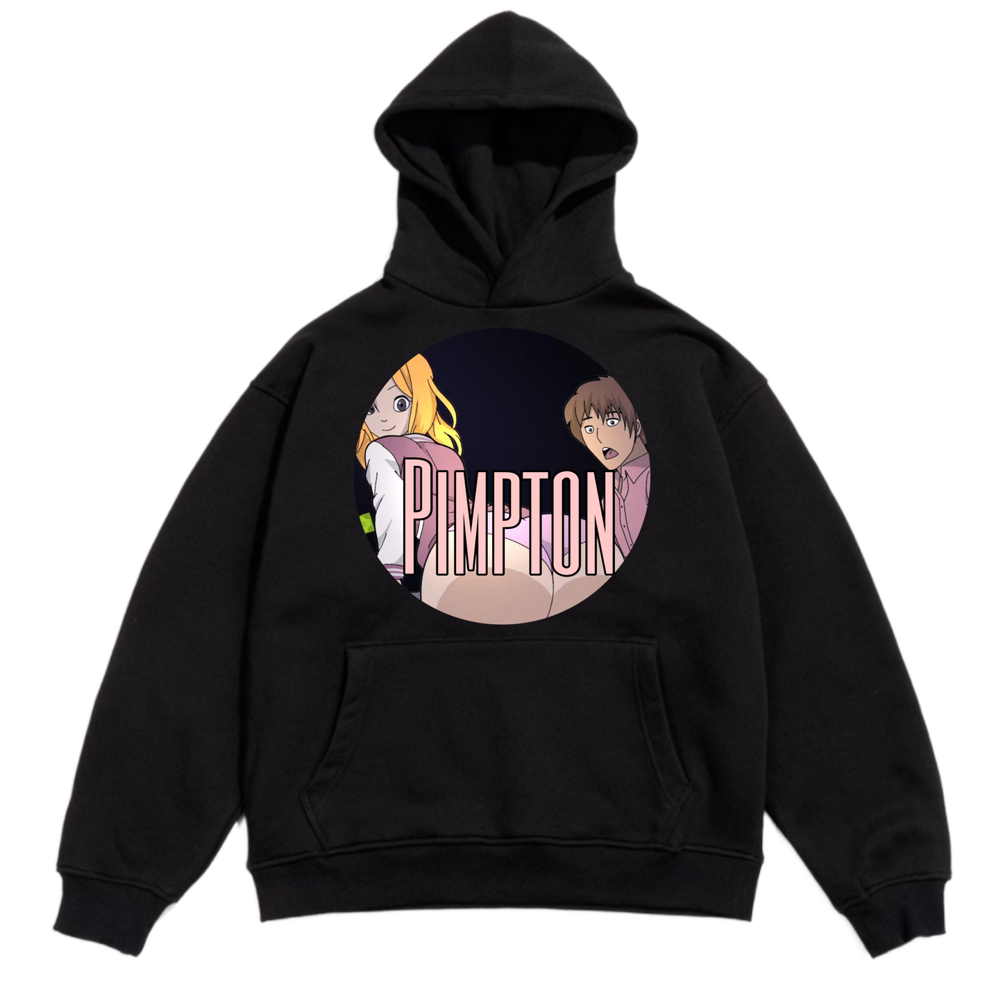 Pimpton Look Back At It Hoodie - Black