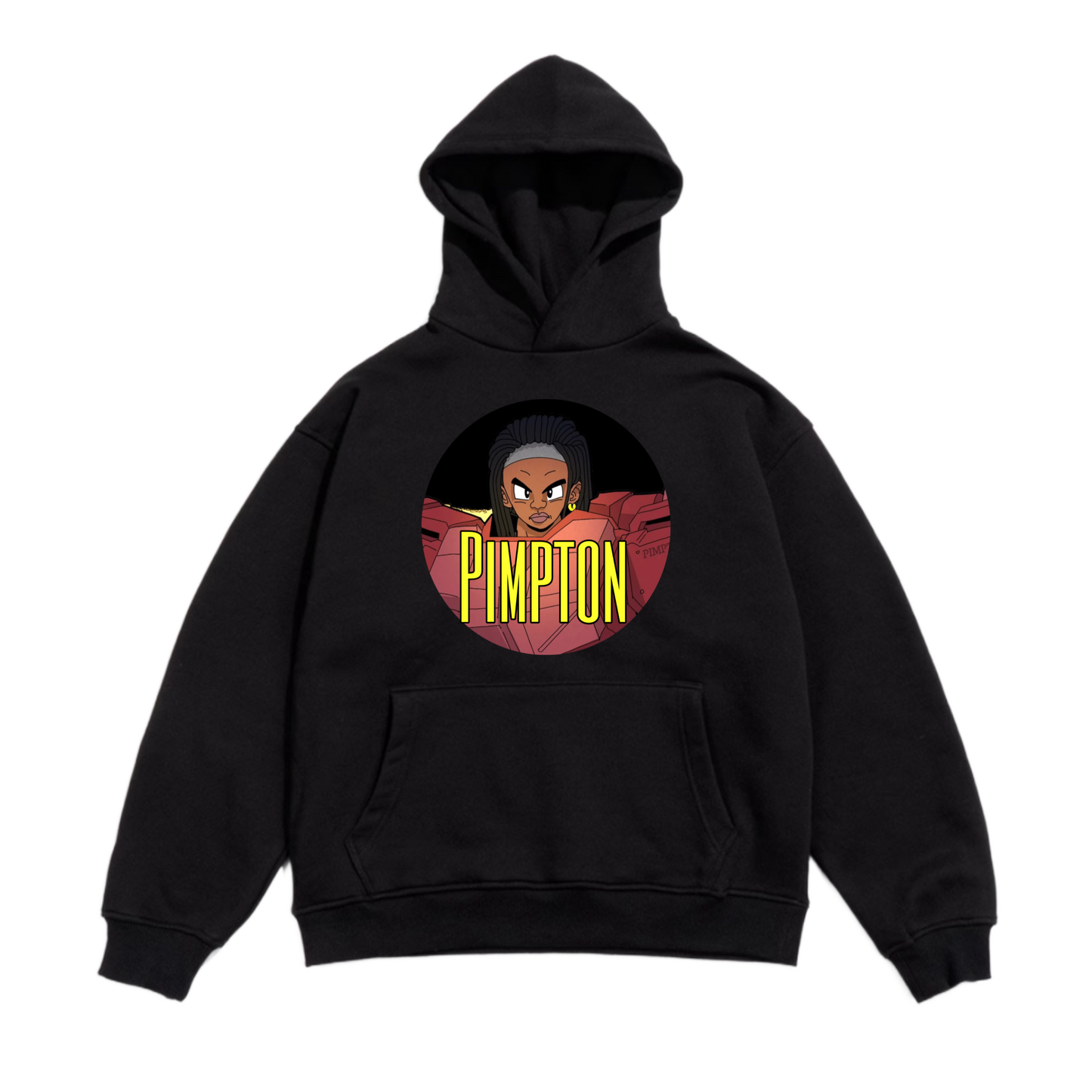 Pimpton Gundam Hoodie - Black