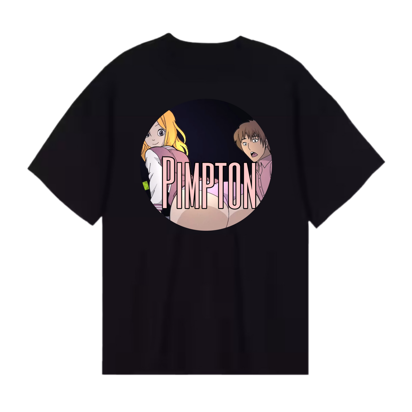 Pimpton Look Back At It T-Shirt - Black